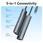 Vention Docking USB Tipo-C TGLHB con HDMI 4K y PD 100W Gris